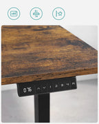 Elektrischer Sitz -STA -Schreibtisch - Höhe einstellbar - 60 x 120 cm