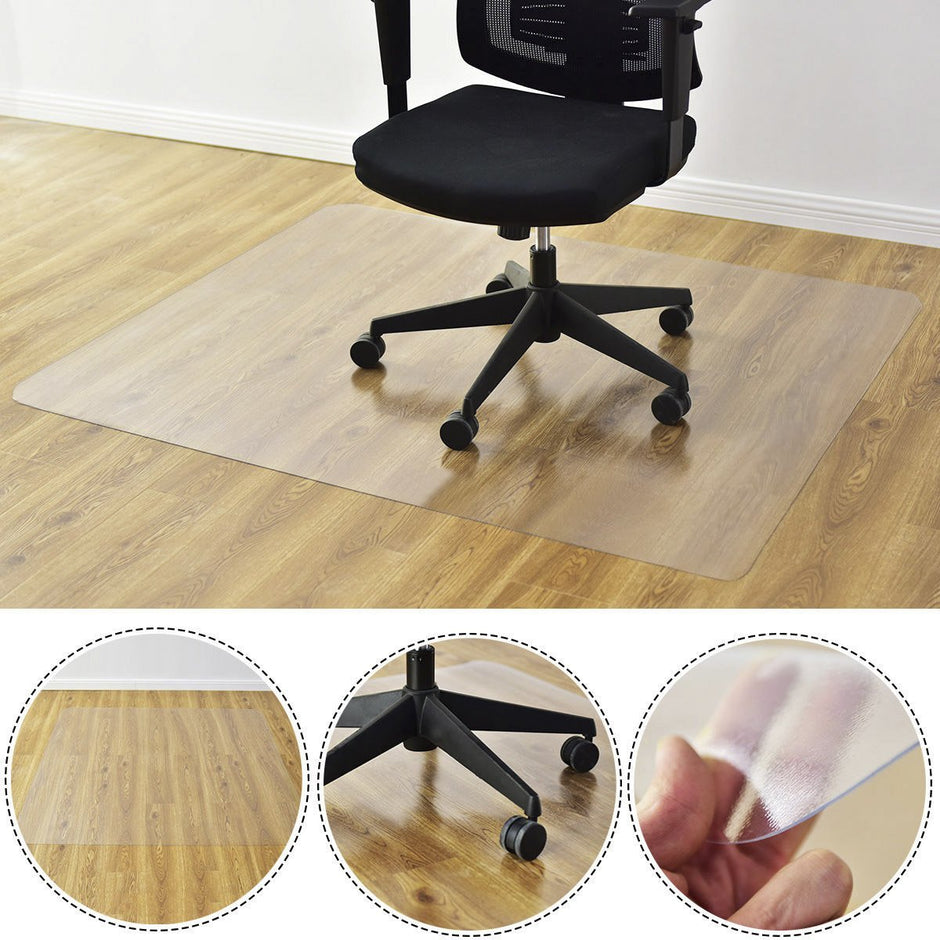 Golvskyddsmatta – Kontorsstolsunderlag PVC (120 x cm) – 2 150 – Genomskinlig