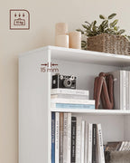 Bücherregal - Aufbewahrungsschrank - 3 Level - Van Hout - Weiß