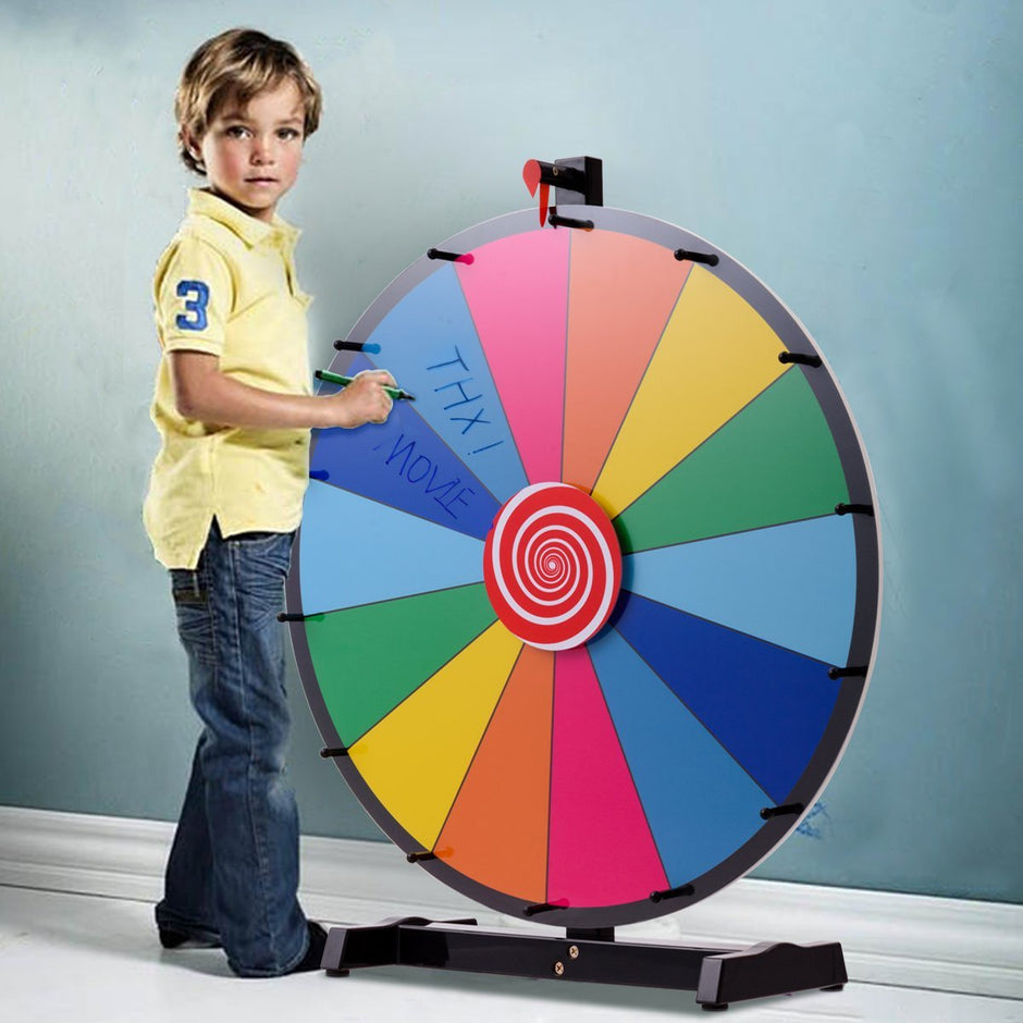 24" – Wheel of Fortune Toy Color spel för – Ø 60 cm – Färgglad