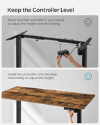 Deskframe - elektrisch einstellbar - mit Rädern