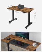 Elektrischer Sitz -STA -Schreibtisch - Höhe einstellbar - 60 x 120 cm
