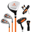 Barn – Komplett Golfklubbsset Högerhänt Golfset för år – 8-10 – Orange
