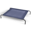 Hundsäng – Trädgård Hundstol Utomhushundsoffa Metall – 110 x 80 x 18 cm – Grå