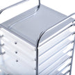Vagn – med lådor Rullcontainer stapelbara Transparent – 10 – Genomskinlig