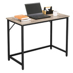 Schreibtisch - SMAL Office - Computertisch - 100 x 50 x 75 cm - Grau/Schwarz