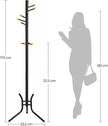 Coat Rack - Kleidungsständer - 11 Ballhaken - Van Staal - 53,5 x 53,5 x 173 cm