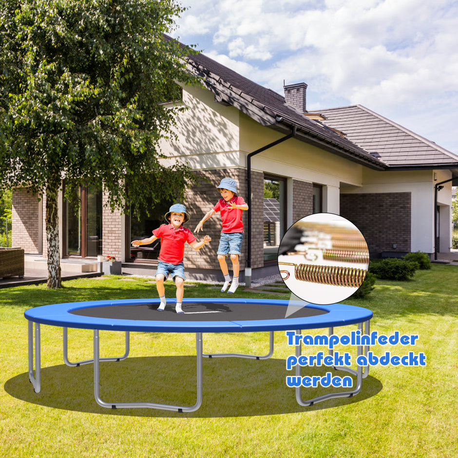 Studsmatta – madrass träning fitness gymnastik stoppning – 427 cm x 427 cm x 10 cm – Färgglad
