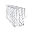 Schanskorf - Edelstahl Steenkarf - Gabion - 100 x 50 x 30 cm - Silber