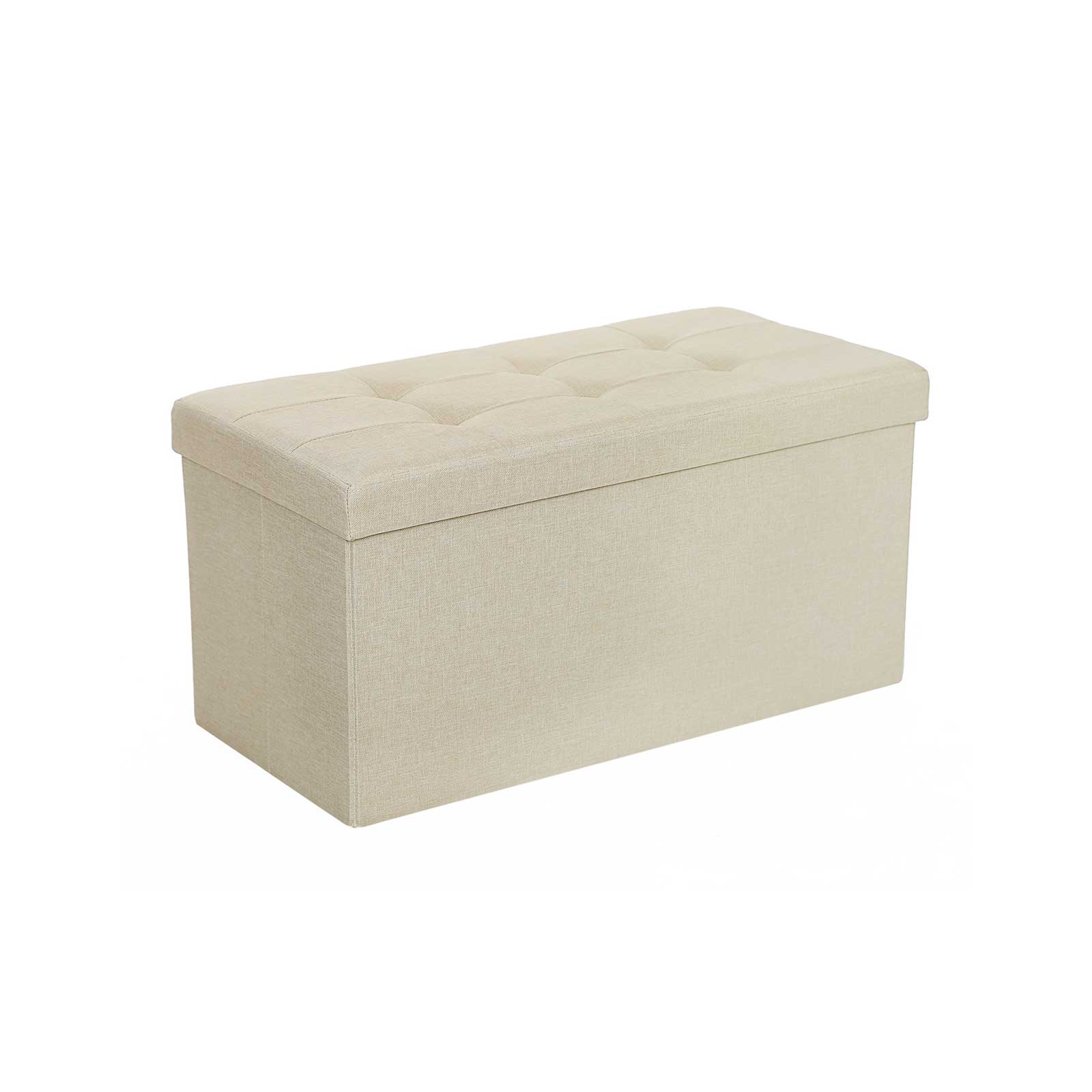 Sofa - 80 l - faltbar - 300 kg - 76 x 38 x 38 cm - hellgrau