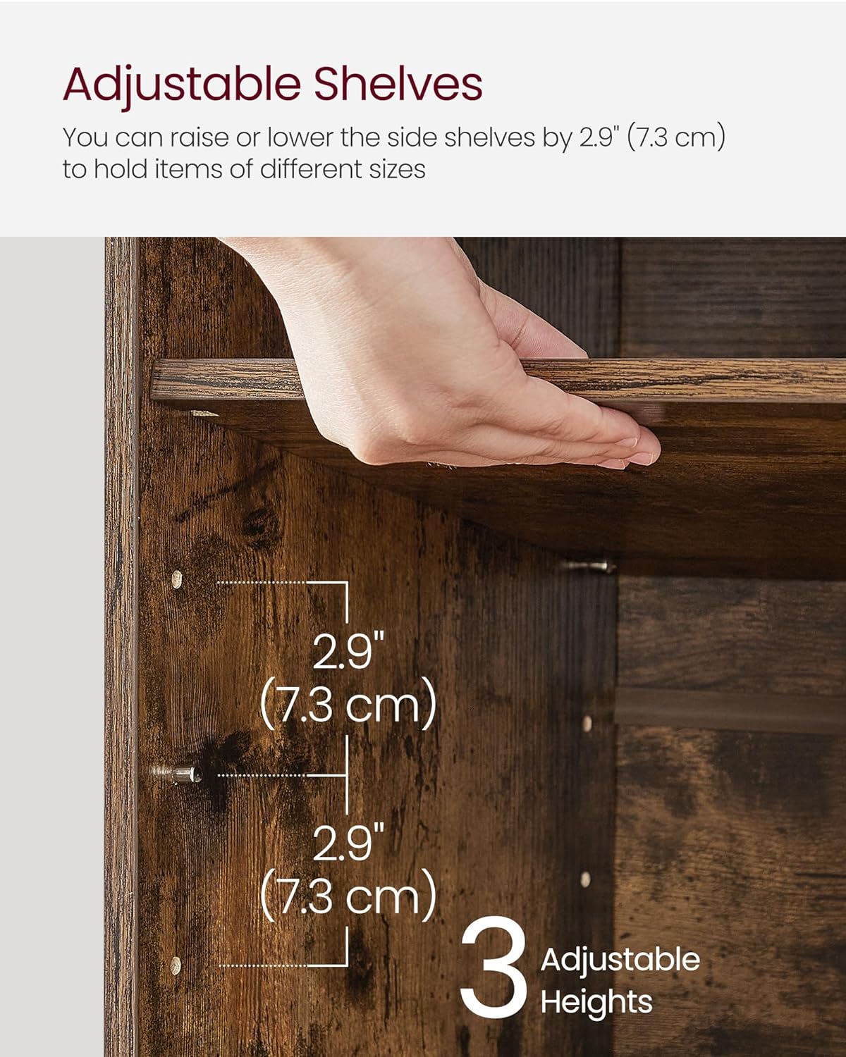 Schuhschrank - Schuhbank - 9 Fächer - mit Sitz - aus Holz - braun