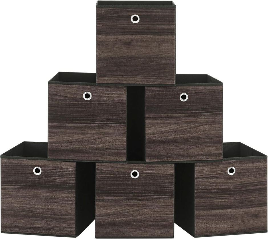 Aufbewahrungsboxen - Aufbewahrungsboxen - Set von 6 - Dunkelbraun