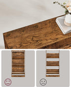 Schuhschrank - Aufbewahrungsschrank für Schuhe - 3 Fächer - aus Holz gemacht - braun