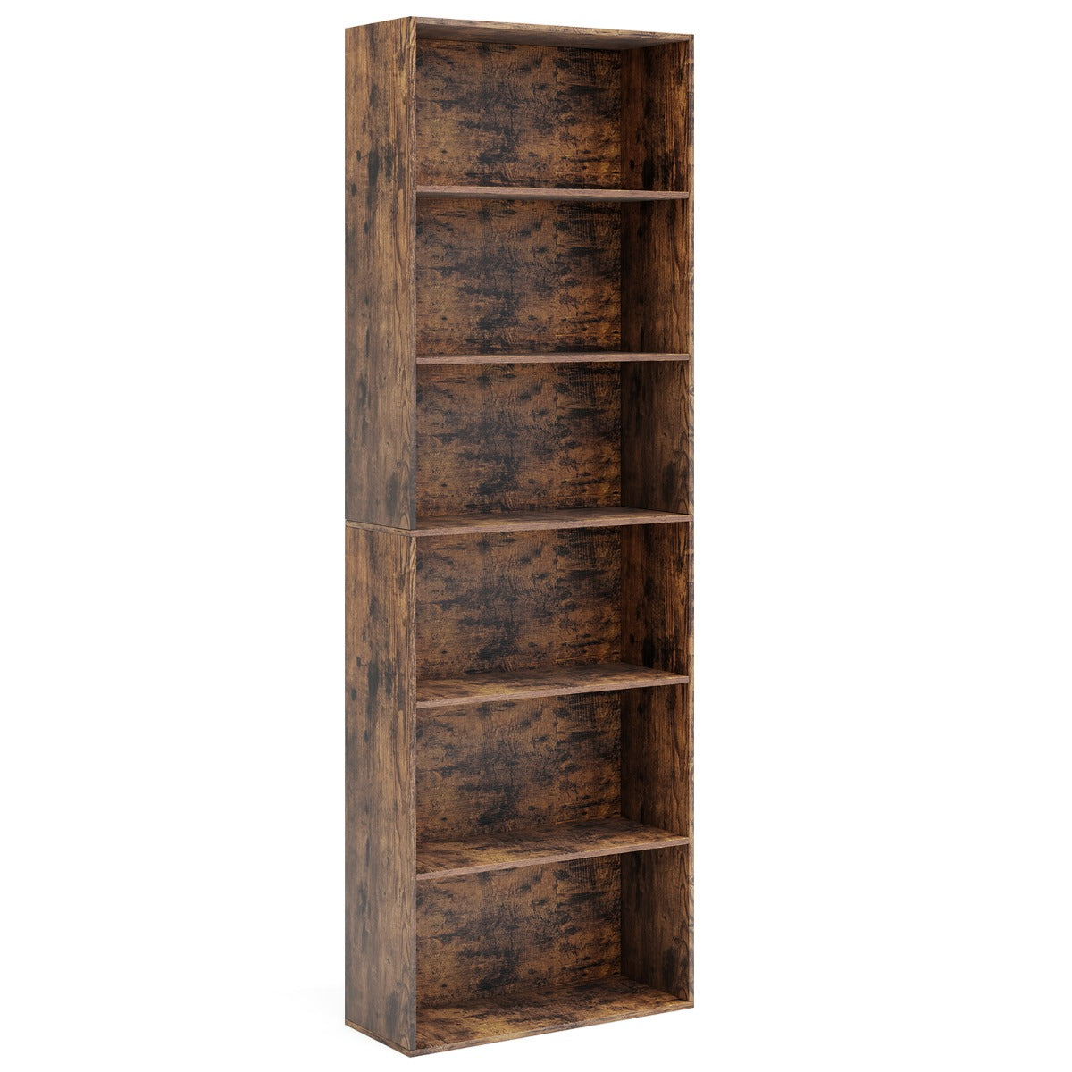 Bokhylla – med Kippskydds set Fristående Ställhylla Visning – 2 178 cm – Brun