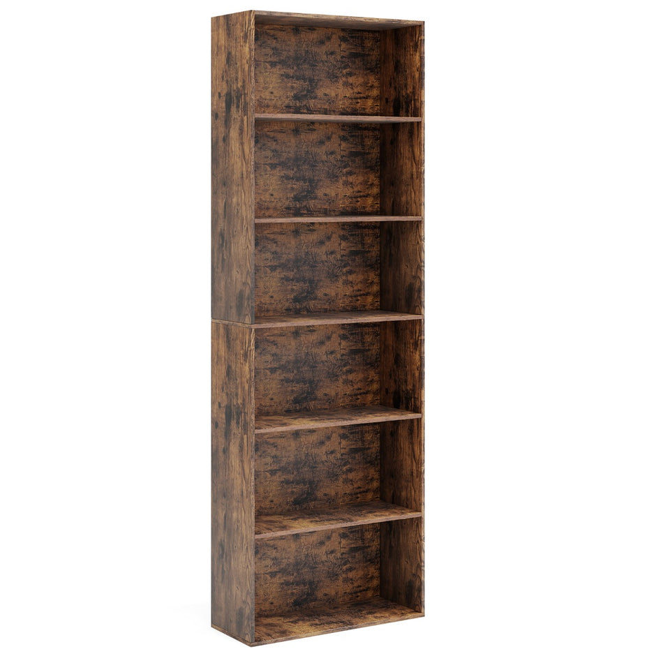 Bokhylla – med Kippskydds set Fristående Ställhylla Visning – 2 178 cm – Brun