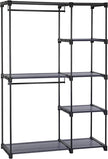 Kleiderschrank - Kleiderregal - Speicherplatz faltbar - 112 x 43 x 165 cm