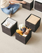 Aufbewahrungsboxen - Aufbewahrungsboxen - Set von 6 - Dunkelbraun
