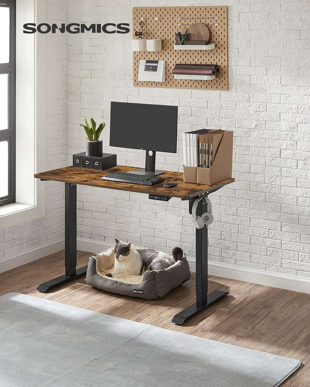 Elektrischer Schreibtisch - Höhe einstellbar - 60 x 120 cm