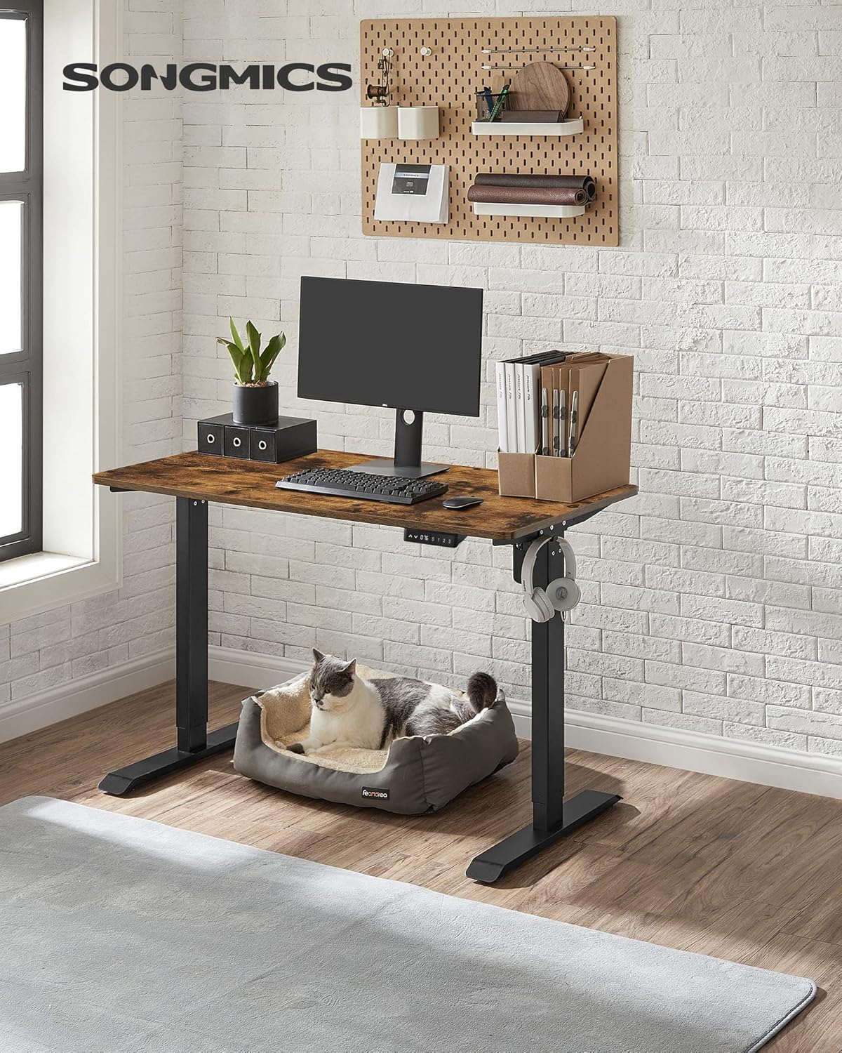Elektrischer Schreibtisch - Höhe einstellbar - 60 x 120 cm