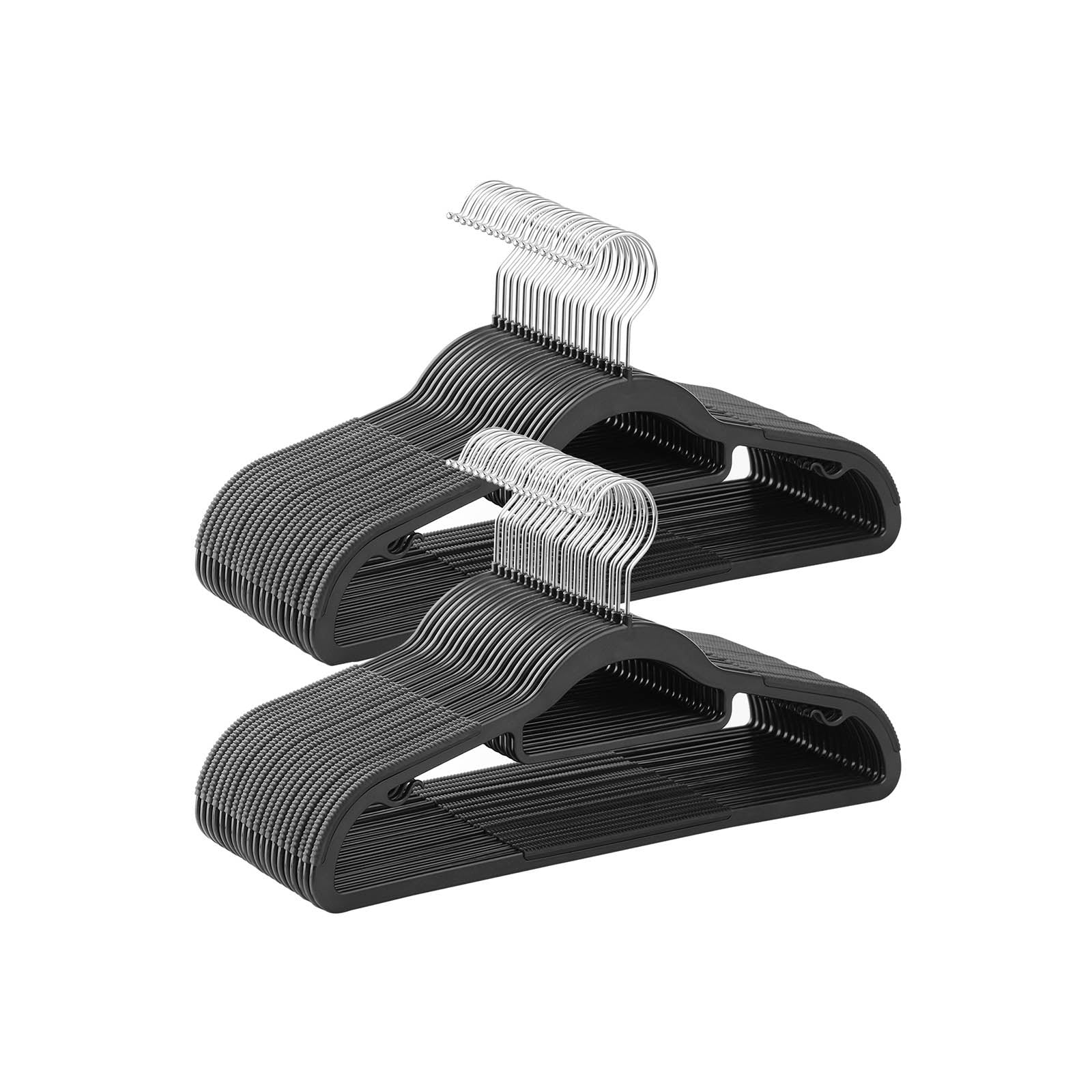 Bekleidungsbügel - Anti -Slip - Set von 50 - Grau