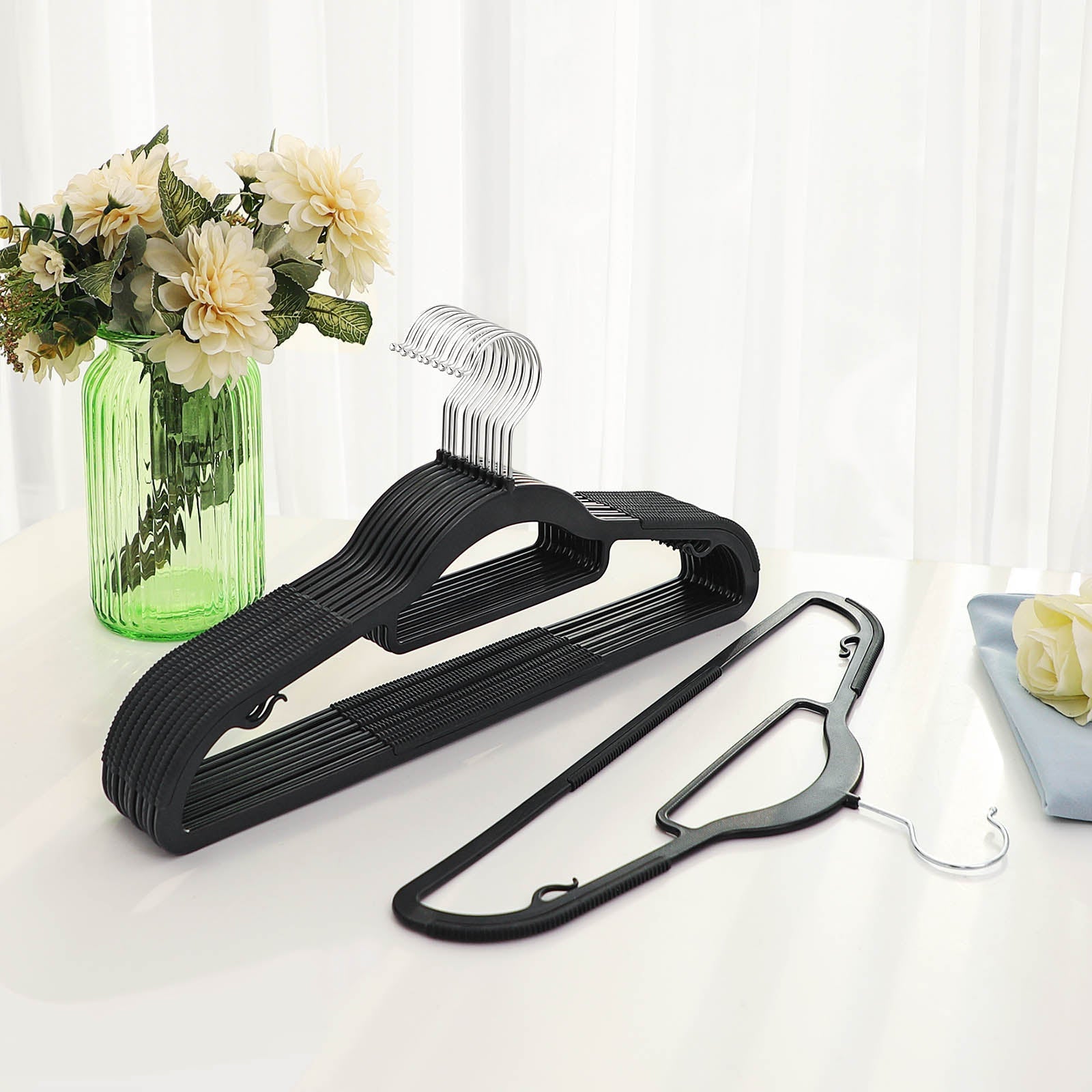 Bekleidungsbügel - Anti -Slip - Set von 50 - Grau