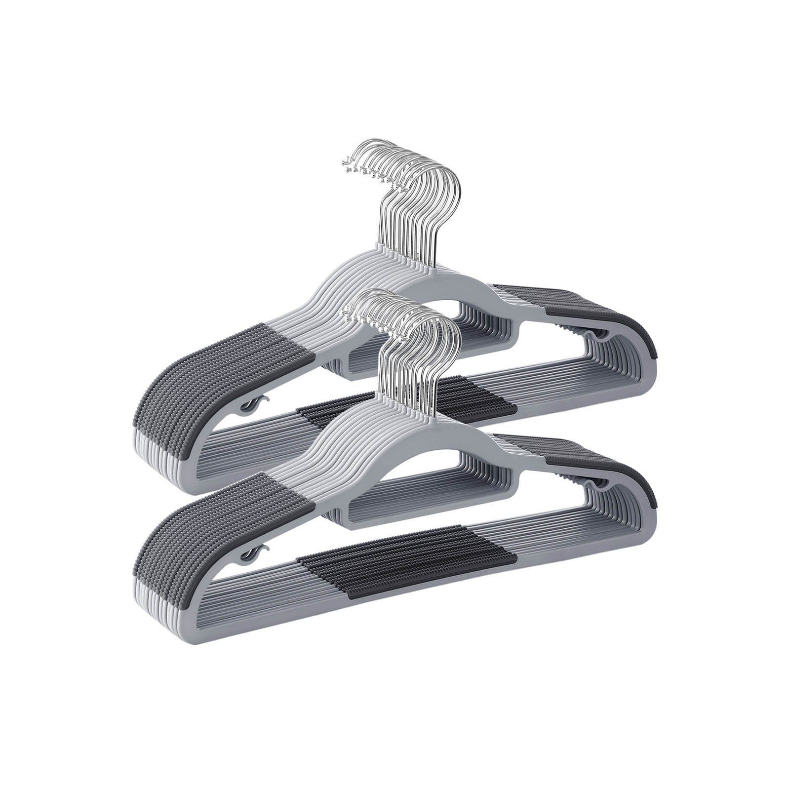 Bekleidungsbügel - Anti -Slip - Set von 50 - Grau