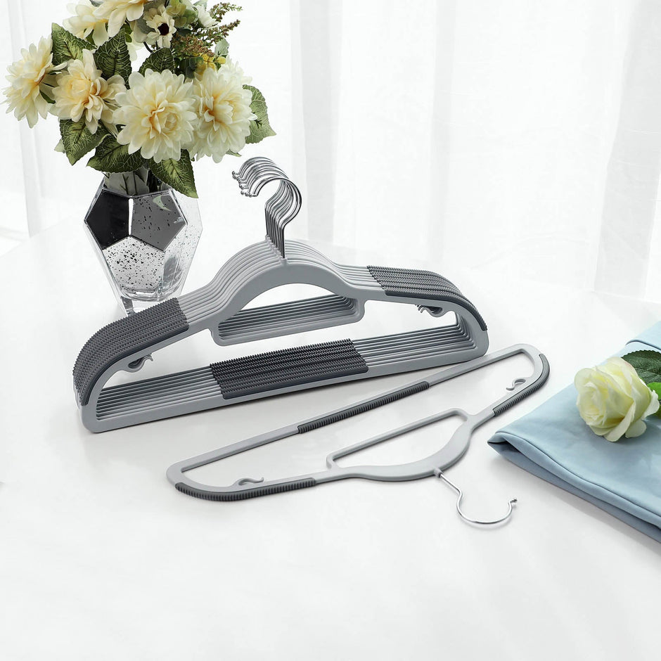 Bekleidungsbügel - Anti -Slip - Set von 50 - Grau