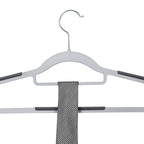 Bekleidungsbügel - Anti -Slip - Set von 50 - Grau
