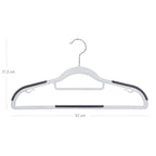 Bekleidungsbügel - Anti -Slip - Set von 50 - Grau