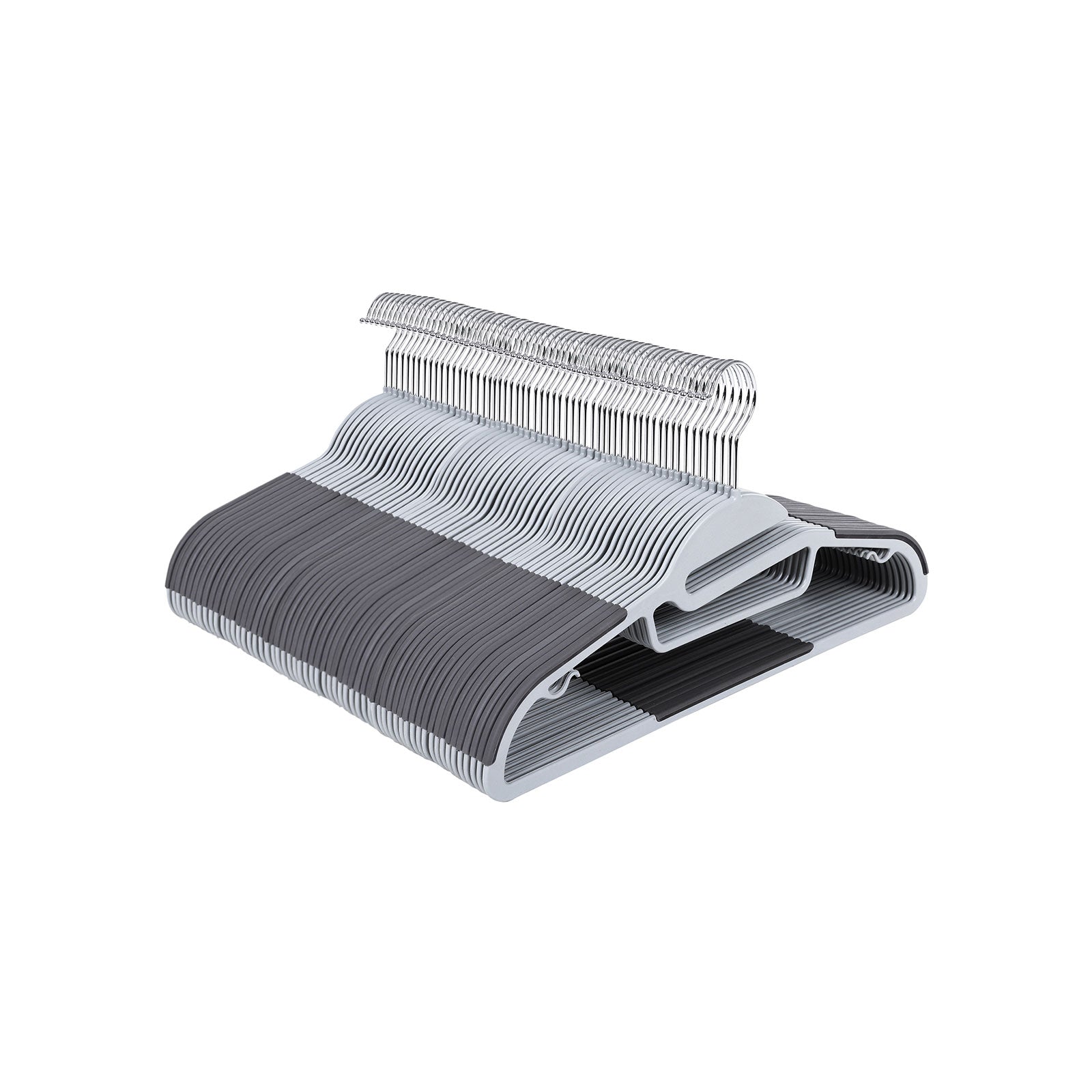 Bekleidungsbügel - Anti -Slip - Set von 50 - Grau