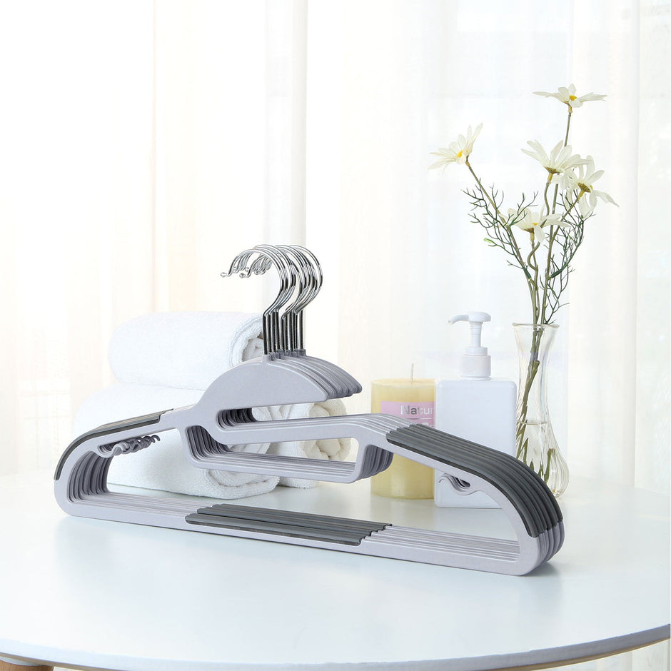 Bekleidungsbügel - Anti -Slip - Set von 50 - Grau