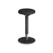 Arbeitshocker - Bürostuhl ohne Rückenlehne - 360 ° Rotatable - 50-65 cm - Schwarz