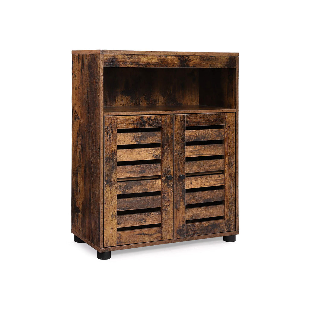 Lagerschrank - mit Lattentüren