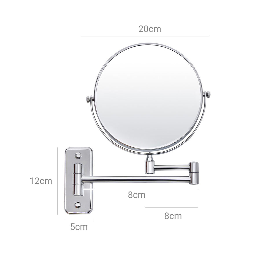 Erweiterbares Make-up-Spiegel-5 × Vergrößerung