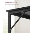 Bureau - 100 x 50 cm - Staal - Industrieel Design - Zwart