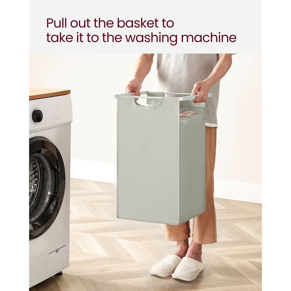 Laundry Basket - MDF and Steel