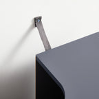 Waschbeckenschrank - Badezimmermöbel - mit 2 Türen - Landstil - Grau