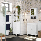 Waschbeckenschrank - Matt White