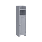 Badezimmerschrank - Beepercase - Zwei offene Fächer - grau