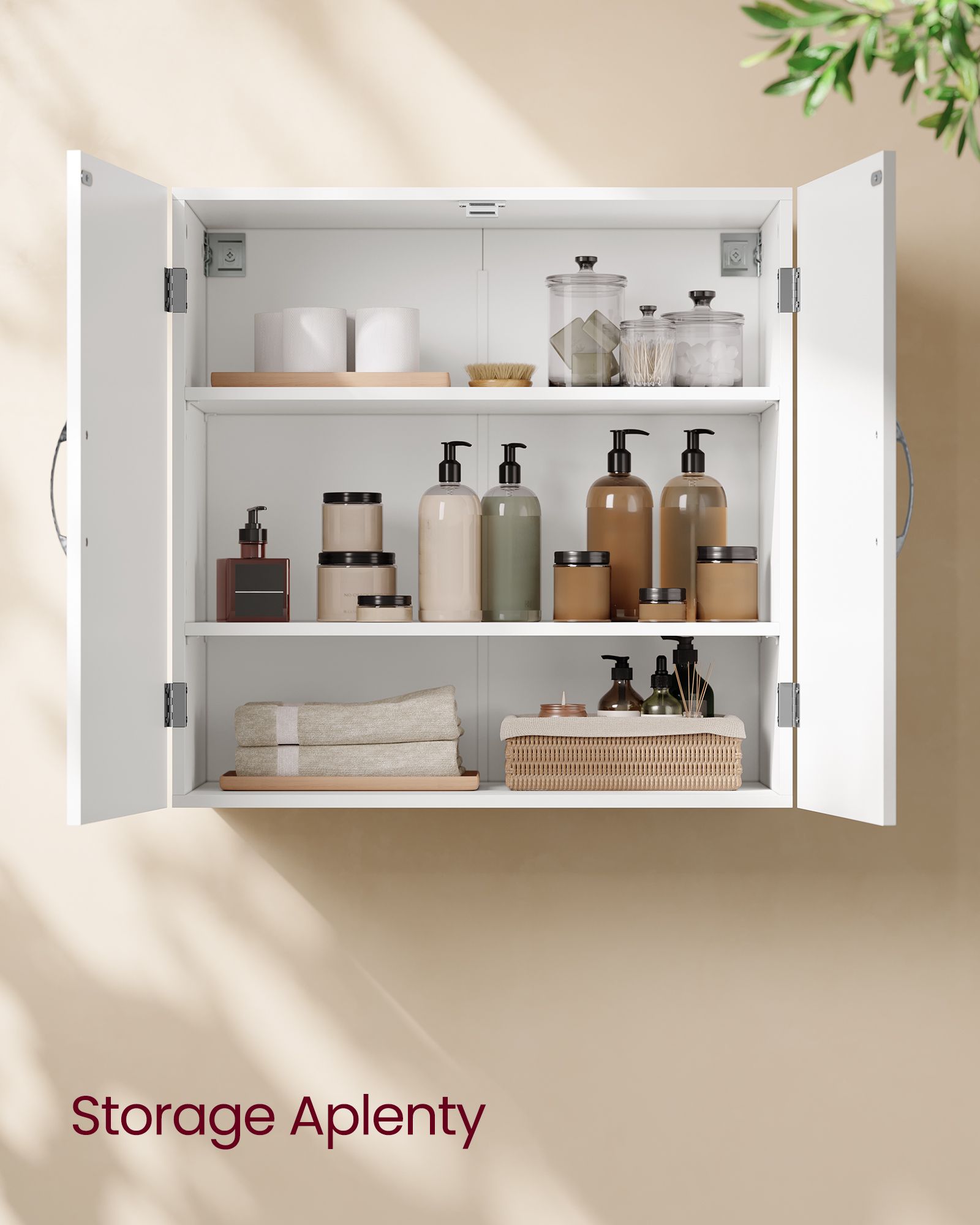 Badezimmermöbel - mit Regalen - 30 × 60 × 60 cm