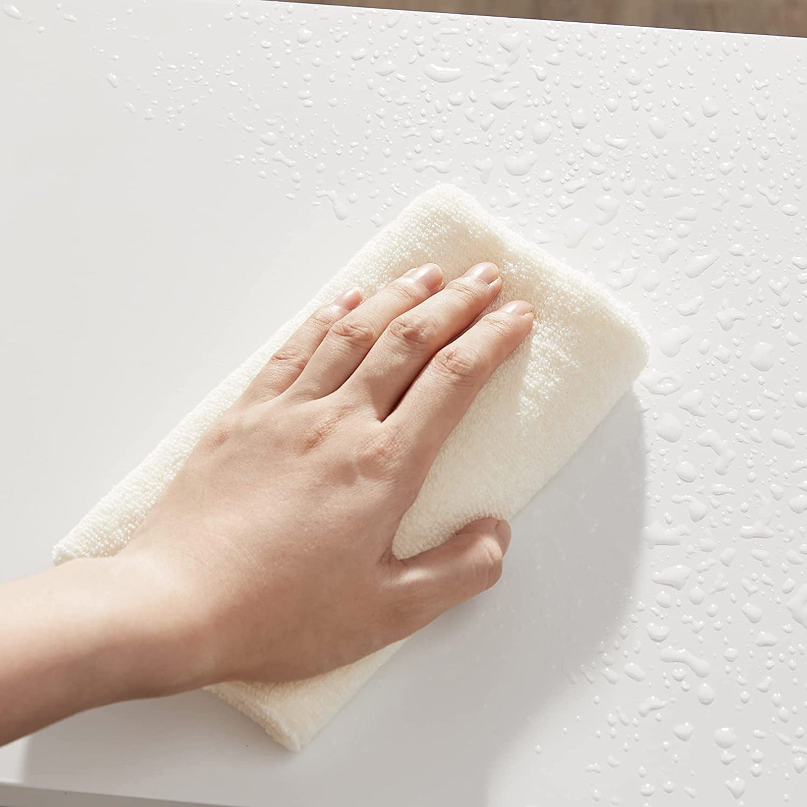 Waschbecken Möbel - extra langer Grundschrank - Badezimmermöbel - Weiß