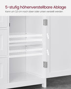Badezimmermöbel - 30 x 60 x 80 cm - mit 3 Schubladen