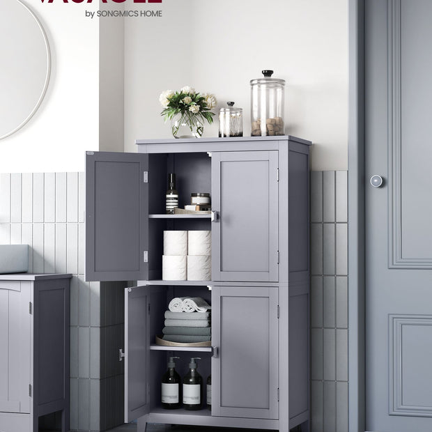 Küchenschrank - mit 4 Türen - verstellbare Regale