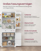 Küchenschrank - mit Regalen und Schubladen