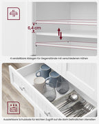 Küchenschrank - mit Regalen und Schubladen