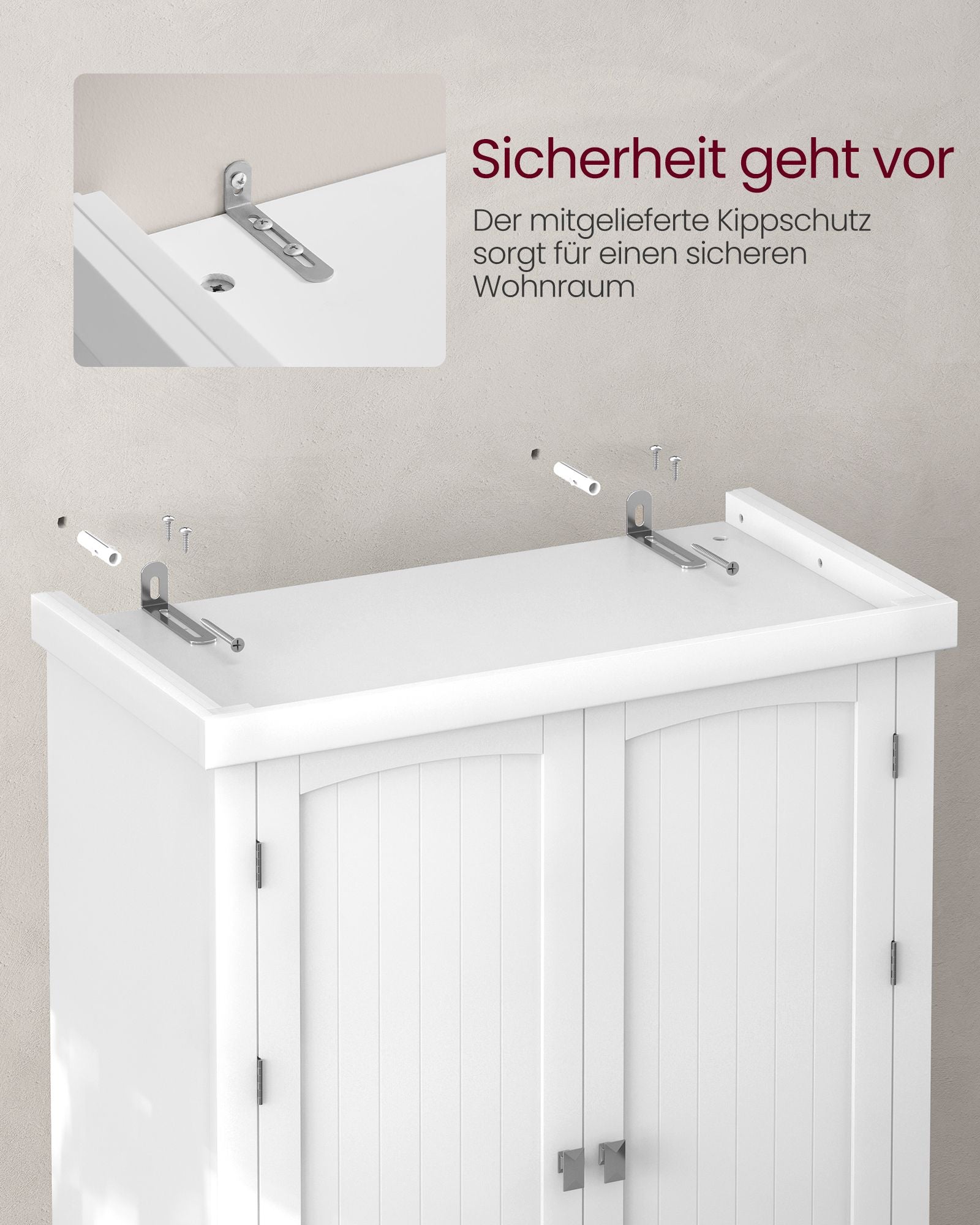 Küchenschrank - mit Regalen und Schubladen