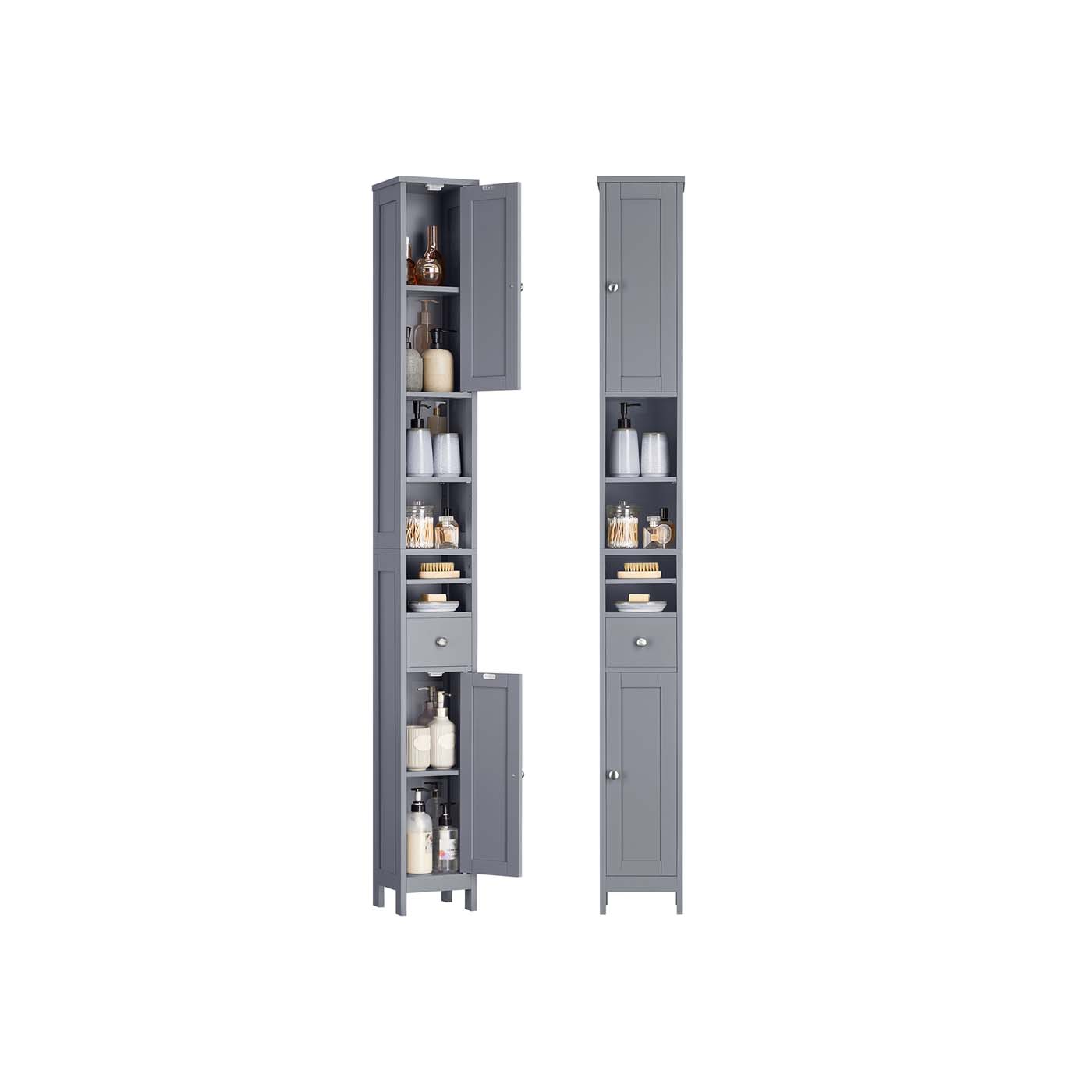 Badezimmerschrank - Verstellbare Regale - offen - Modell 2