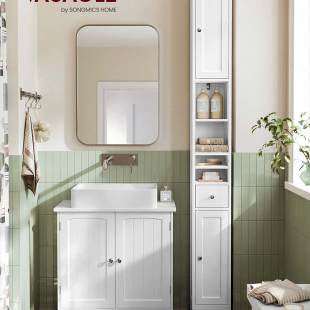 Badezimmerschrank - Verstellbare Regale - offen - Modell 2