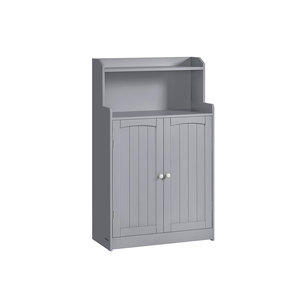 Badezimmermöbel - mit 2 Türen und Regalen - Duf Grey