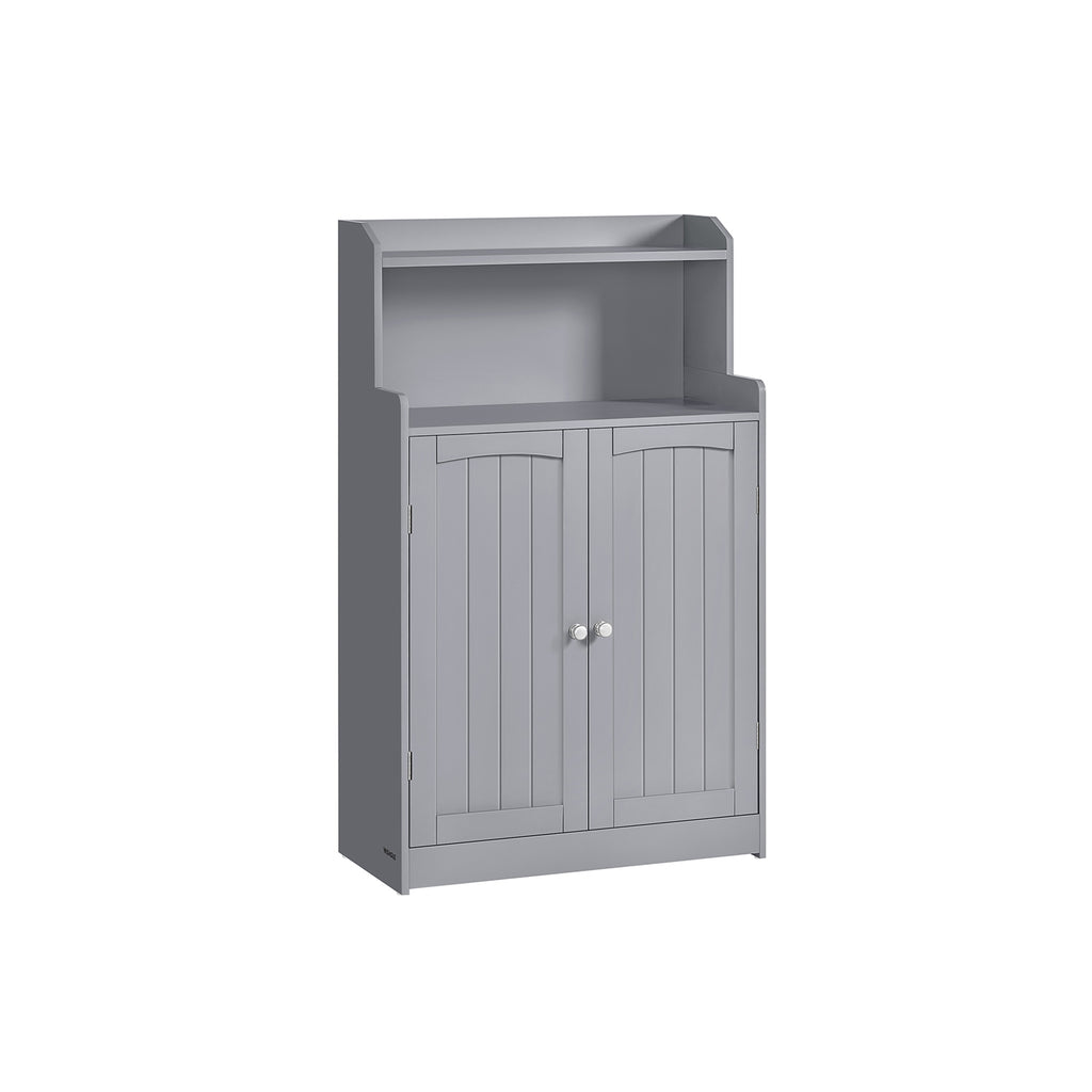 Badezimmermöbel - mit 2 Türen und Regalen - Duf Grey